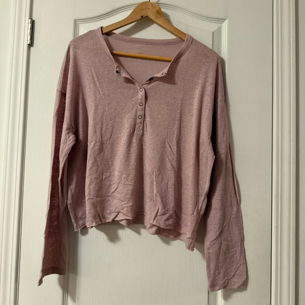 Aerie Popover long sleeve flowy Sweatshirt